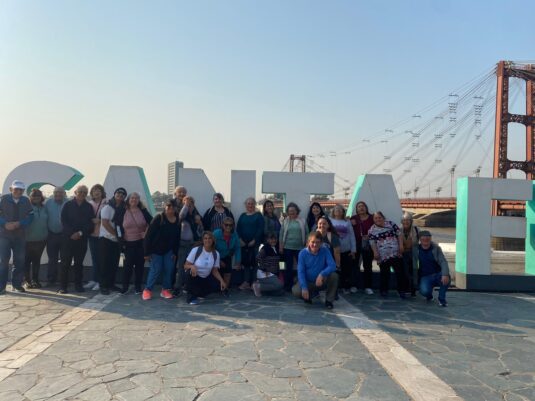Adultos mayores hicieron una visita guiada a Santa Fe