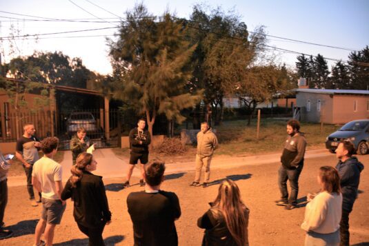 Finalizó la obra de desagüe y cordón cuneta en calle Los Macaes