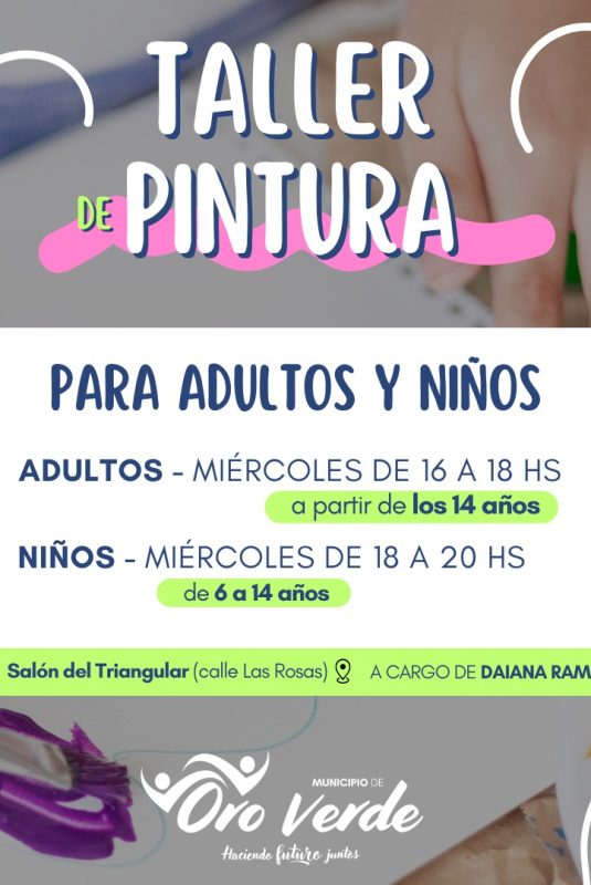 Taller de Pintura para niños y adultos