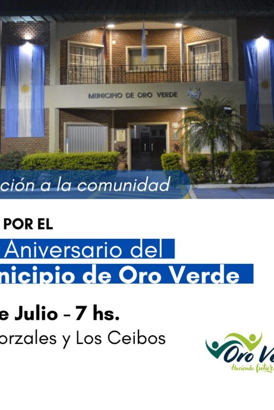 Acto por un nuevo aniversario del Municipio