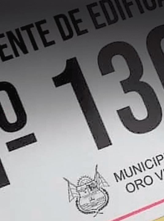 Las nuevas obras registradas en el Municipio tienen un cartel identificador