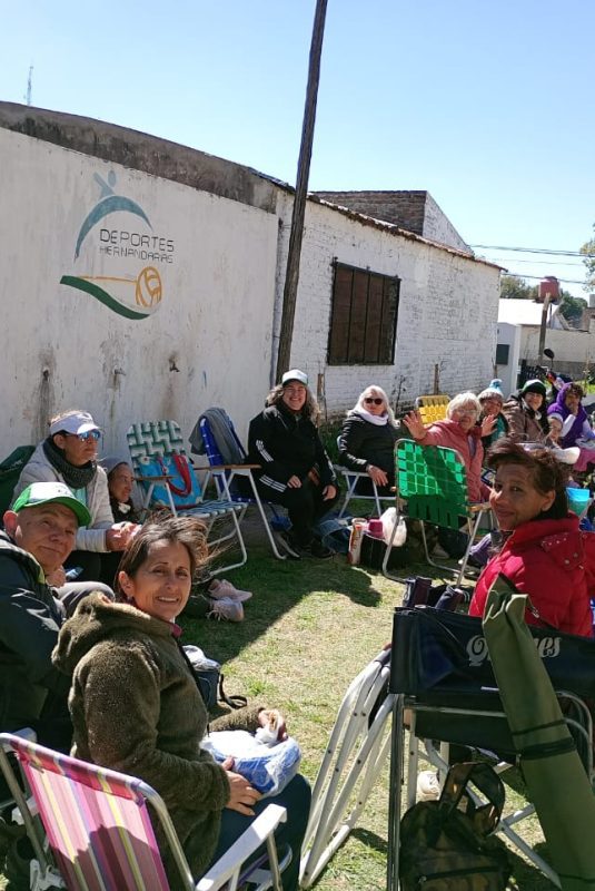 El taller de adultos mayores «Espíritu Joven» fue parte de un Encuentro Recreativo en Hernandarias