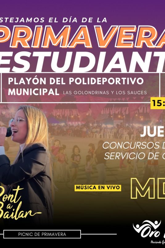 Festejamos el Día de la Primavera y el estudiante