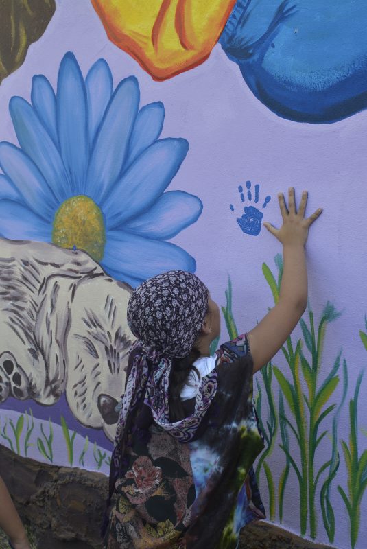 El viernes pasado inauguramos el mural “Tiempo de jugar”