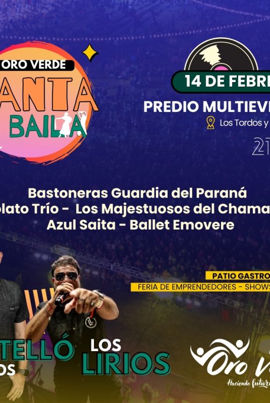 Nueva edición de Oro Verde Canta y Baila