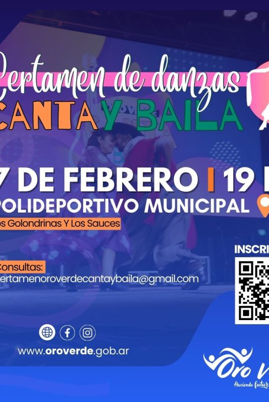 Oro Verde Canta y Baila tendrá un certamen de Danzas