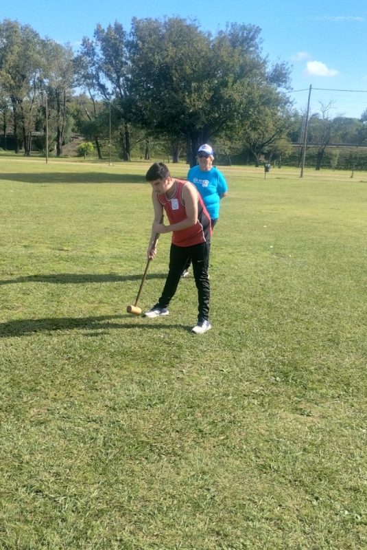 Oro Verde participó el fin de semana en el Encuentro de Deporte Adaptado realizado en San Benito