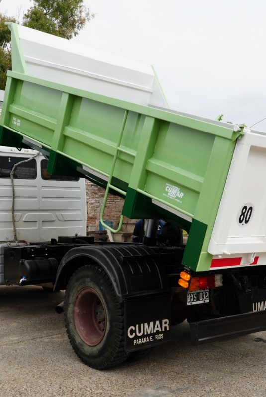 Llegó al Municipio el camión volcador reparado