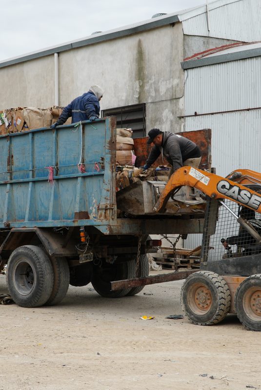 Venta de diferentes materiales recuperados en la Planta del Programa GIRSU