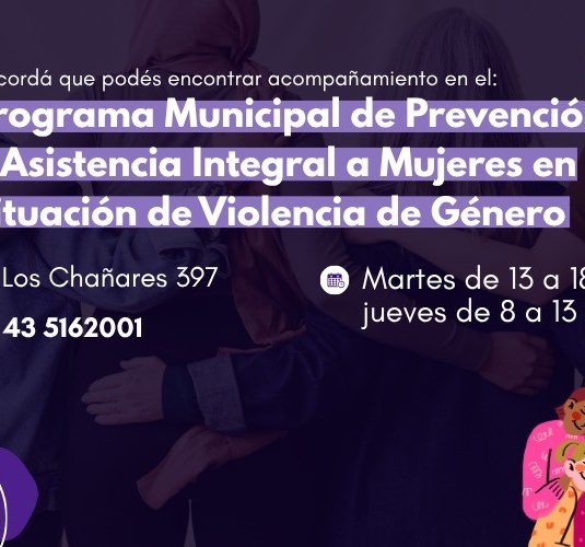 Programa municipal de Prevención y Asistencia Integral a Mujeres en Situación de Violencia de Género